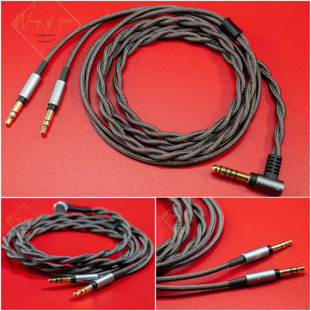 Aparelhagem hi-fi Occ Atualização Equilibrada Cabo de Áudio Cabo de Fio Para Sony Mdr Z7 Z7M2 Z1R Fone de ouvido 2x3.5 mm A 2,5 mm 4.4 mm Plug