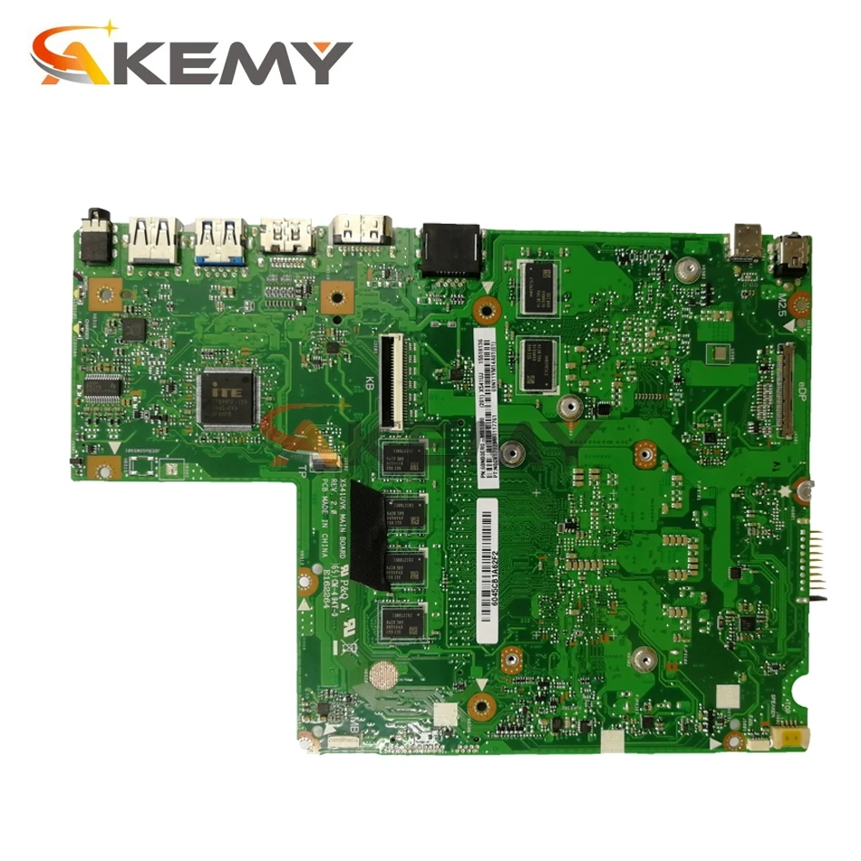 Akemy X541UVK Laptop placa-mãe para ASUS X541UJ X541UV original da placa-mãe 4GB-RAM I7-7500U GT920M-2G