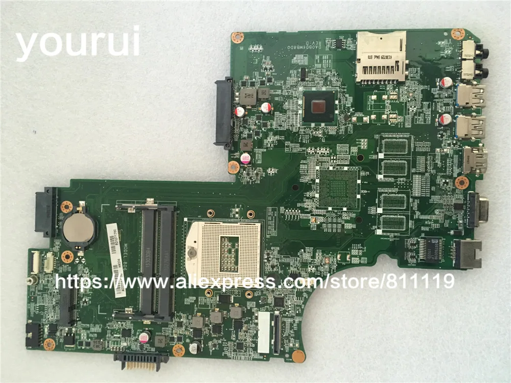 Laptop placa-mãe Para TOSHIBA S70 S75 L75 L75-Um C75-UM S75T placa-mãe A000245440 DA0BD6MB8D0 SR17E