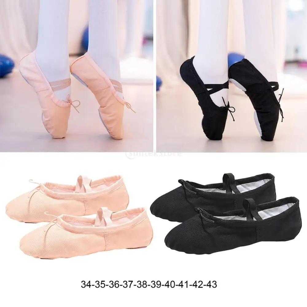 Ballet Sapatilha De Pontas Mulheres Garota Ballet Shoes Para A Criança De Meninas Mulheres Com Elástico Ginástica Formação De Desempenho Dancewear