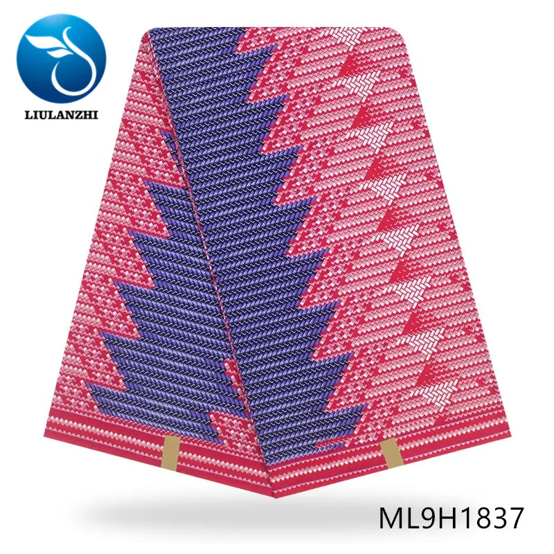 LIULANZHI ancara cera de Novos tecidos decorativos de design de dois tons de cera de impressões de tecido Algodão africano cera tecido ML9H1834-ML9H1855