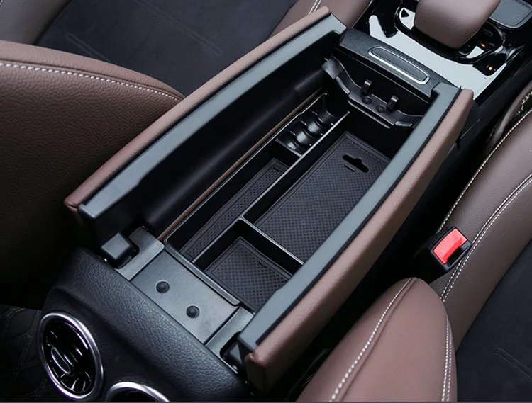 Para a Mercedes benz Classe W177 A180 A200 2019 Interior do Carro Consola Central com apoio de Braço Caixa de Armazenamento Para B GLB Classe W247 X247 2020