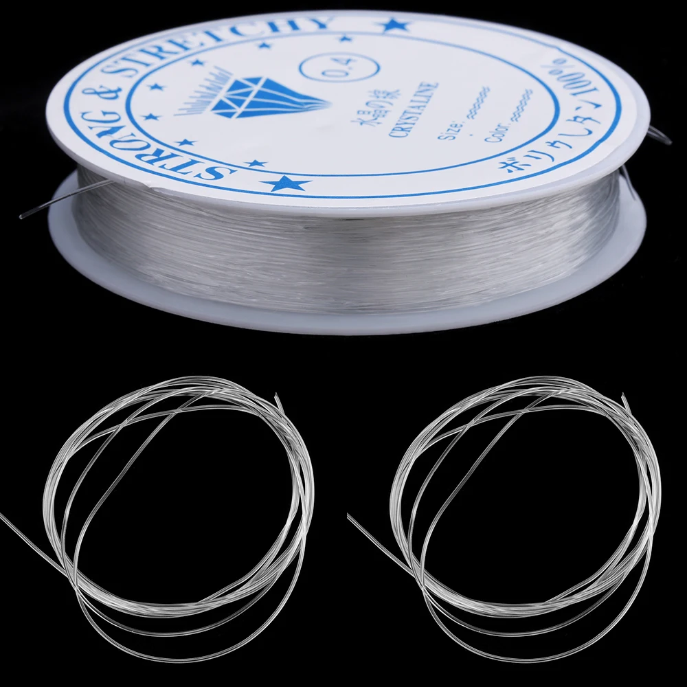 Cristal Elástico Beading Cabo de Linha Thread Seqüência de alongamento Elástico Beading Fio Cabo de Thread Para DIY Pulseira Jóias Acessórios