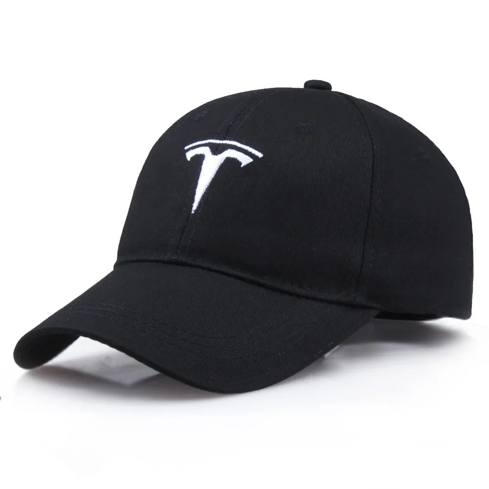 Boné de beisebol Tesla carro Bordado de logotipo Casual Snapback Chapéu Novo de Moda de Alta Qualidade de Homem de Corrida de Moto Esporte chapéu