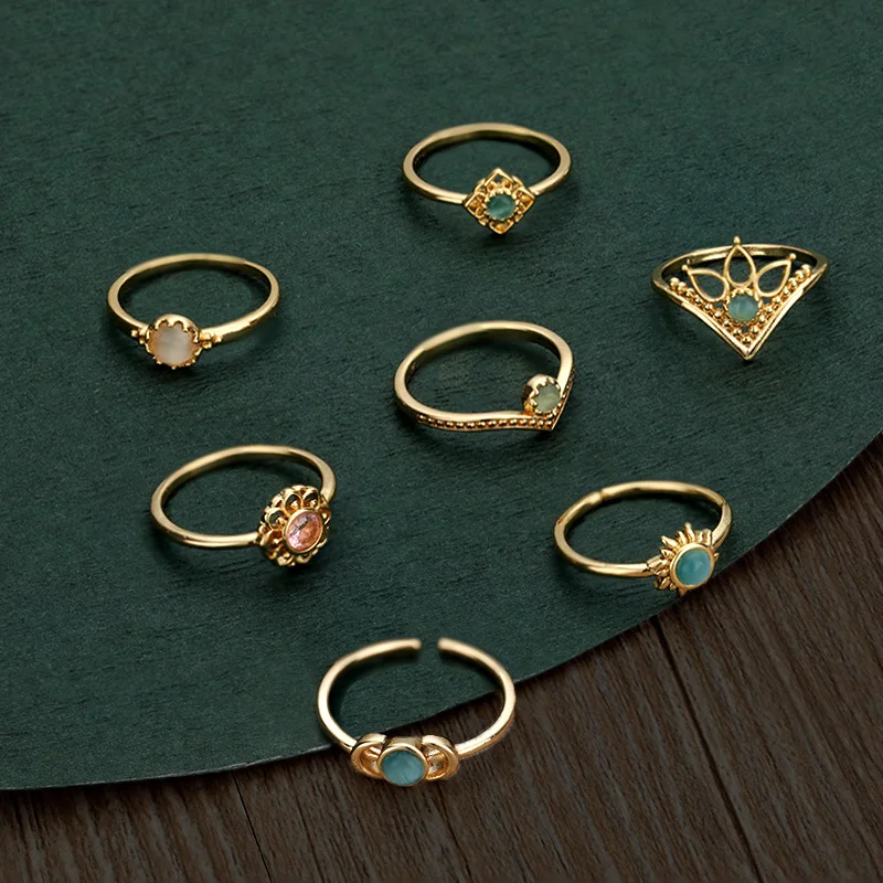 Sol Opal Ring Para as Mulheres de Ouro, Coroa de Aço Inoxidável, Anéis de Gato Opala Duas Cores de Acessórios, Jóias Melhor Presente de mãe Bijoux Femme