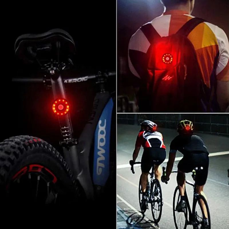 Carregamento USB Andar de Bicicleta Faróis de Bicicleta Impermeável Aviso Moto Luz de Equipamentos de Segurança