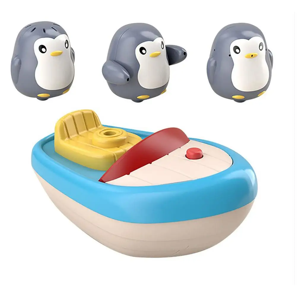 Flutuante Banheira Brinquedos Penguin Forma de Fiação de Água Brinquedo de Alta qualidade Para o Bebê Bebê Bebê desde o Início da Aprendizagem da Educação Brinquedos