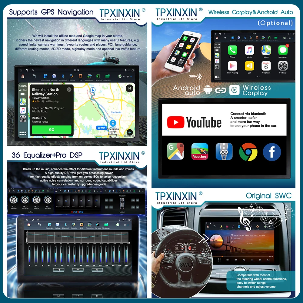 PX6 Para Seat Leon De Android som do Carro, auto-Rádio com Screen2 DIN Rádio, Leitor de DVD Carro GPS de Navegação de Chefe de Unidade