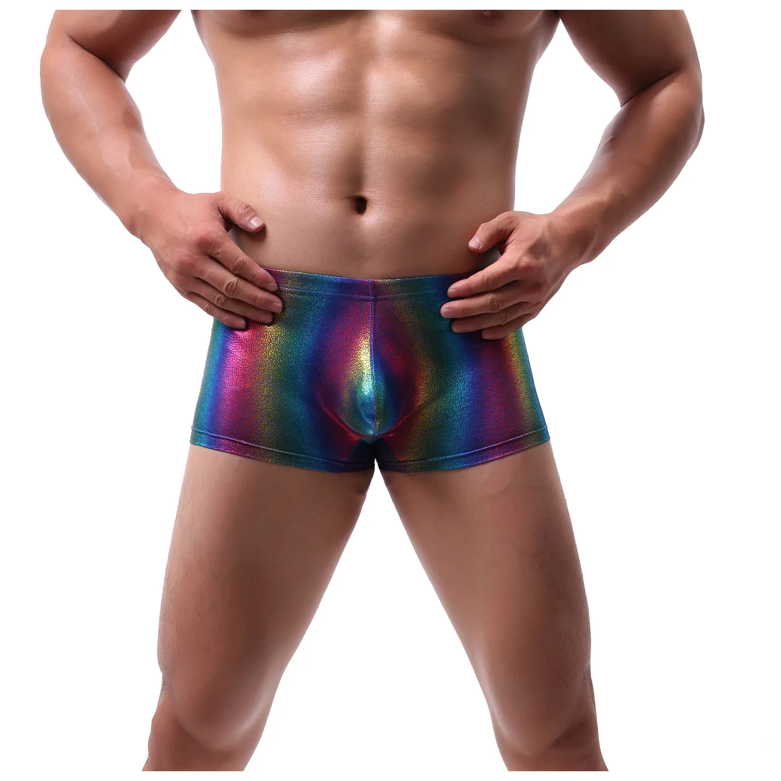 Arco-íris Homens Boxer Macho calcinha de algodão boxers calcinha confortável respirável homens calcinha cueca tronco marca shorts homem caixa
