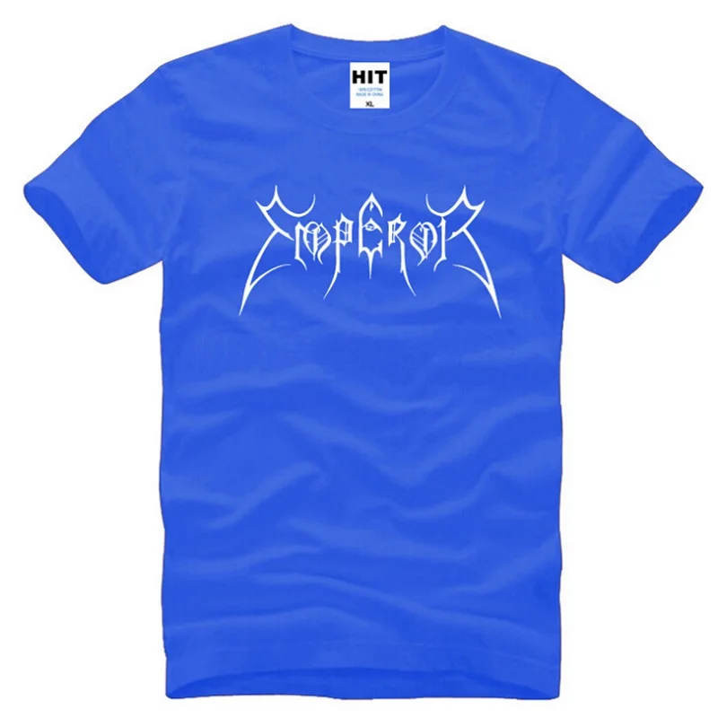 A noruega Banda Imperador T-Shirts Moda masculina de Algodão de Manga Curta de Black Metal, a Banda de Rock Samoth Masculino T-shirt Música Tops Tees de Verão